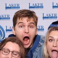 group of three with tongues out